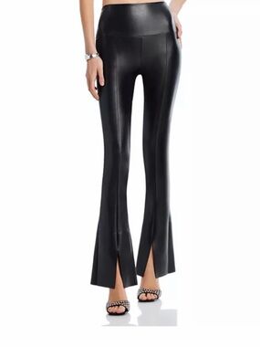 NWT Norma Kamali Leather Spat Leggings